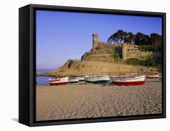 Tossa De Mar, Costa Brava, Catalunya (Catalonia) (Cataluna), Spain, Europe-Gavin Hellier-Framed Stretched Canvas