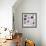 Tossed Painterly Donuts-Elizabeth Caldwell-Framed Giclee Print displayed on a wall