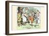 Tossing a Garland of Flowers to the Queen of the Dance-Randolph Caldecott-Framed Art Print