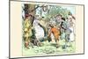 Tossing a Garland of Flowers to the Queen of the Dance-Randolph Caldecott-Mounted Art Print