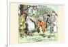 Tossing a Garland of Flowers to the Queen of the Dance-Randolph Caldecott-Framed Art Print