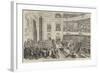 Total Abstainers' Meeting in Sadler's Wells Theatre-George Cruikshank-Framed Giclee Print