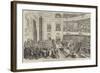 Total Abstainers' Meeting in Sadler's Wells Theatre-George Cruikshank-Framed Giclee Print