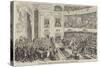 Total Abstainers' Meeting in Sadler's Wells Theatre-George Cruikshank-Stretched Canvas