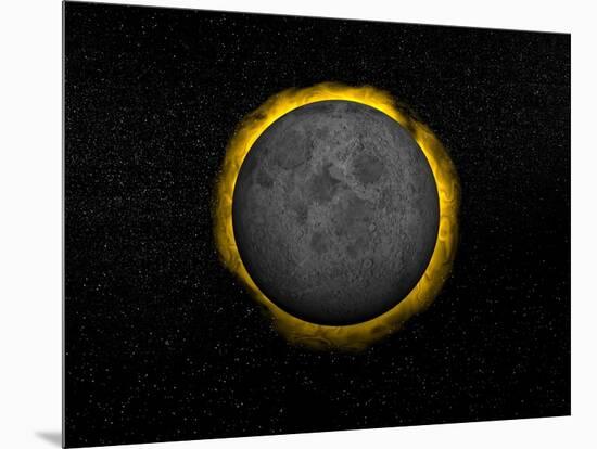 Total Eclipse of the Sun-null-Mounted Art Print