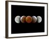 Total Lunar Eclipse, Montage Image-Dr. Juerg Alean-Framed Photographic Print