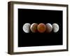 Total Lunar Eclipse, Montage Image-Dr. Juerg Alean-Framed Photographic Print