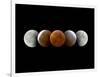 Total Lunar Eclipse, Montage Image-Dr. Juerg Alean-Framed Photographic Print