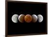 Total Lunar Eclipse, Montage Image-Dr. Juerg Alean-Framed Photographic Print