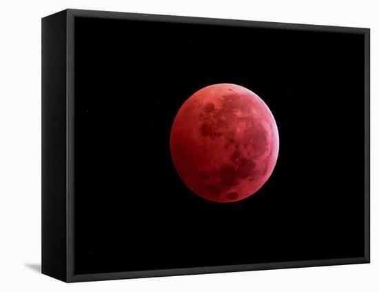 Total Lunar Eclipse Taken on December 10, 2011-null-Framed Stretched Canvas