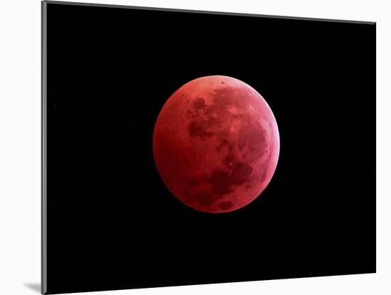 Total Lunar Eclipse Taken on December 10, 2011-null-Mounted Photographic Print