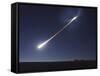 Total Lunar Eclipse with Eclipse Motion Trail-null-Framed Stretched Canvas