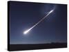 Total Lunar Eclipse with Eclipse Motion Trail-null-Stretched Canvas