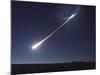 Total Lunar Eclipse with Eclipse Motion Trail-null-Mounted Photographic Print