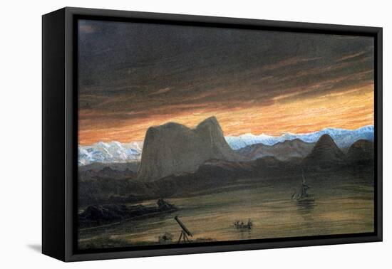 Total Solar Eclipse, 1851-null-Framed Stretched Canvas