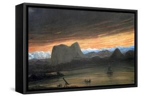 Total Solar Eclipse, 1851-null-Framed Stretched Canvas