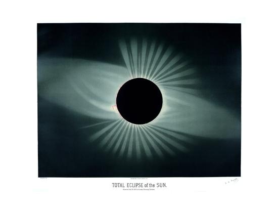 'Total Solar Eclipse, 1878' Photographic Print - Science, Industry and ...