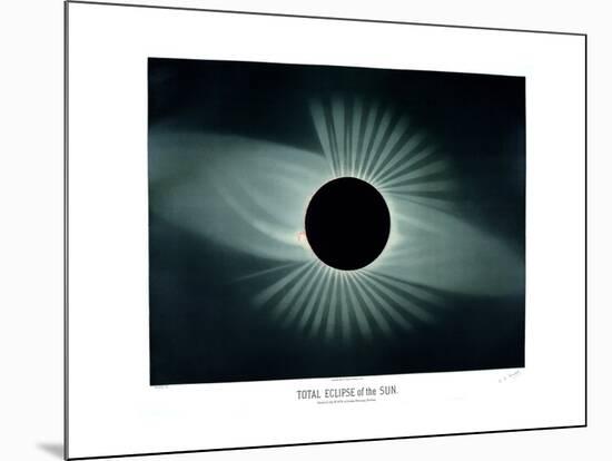 Total Solar Eclipse, 1878-Science, Industry and Business Library-Mounted Photographic Print