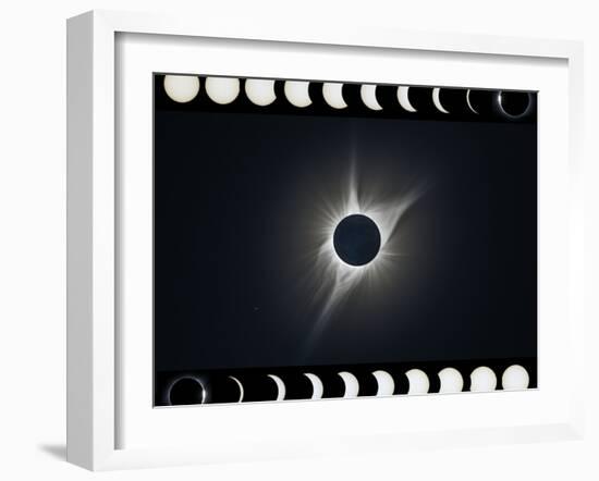 Total Solar Eclipse, 2017-null-Framed Premium Photographic Print