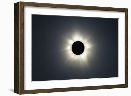 Total solar eclipse, corona at totality-null-Framed Photographic Print