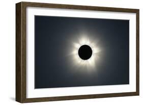 Total solar eclipse, corona at totality-null-Framed Photographic Print