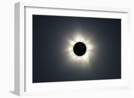 Total solar eclipse, corona at totality-null-Framed Photographic Print