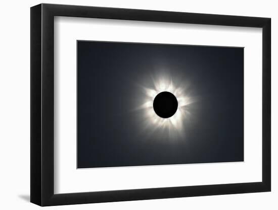 Total solar eclipse, corona at totality-null-Framed Photographic Print