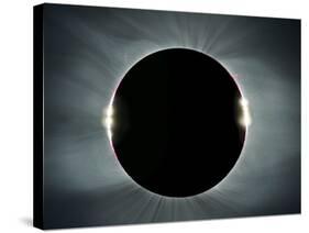 Total solar eclipse, corona at totality-null-Stretched Canvas