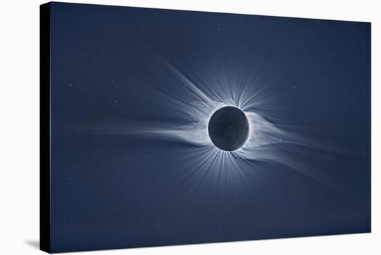 Total solar eclipse, corona at totality-null-Stretched Canvas