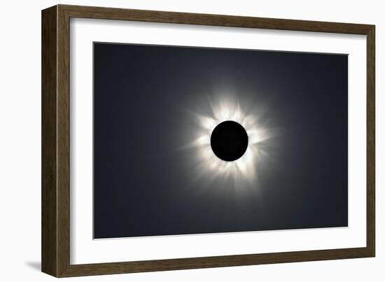 Total solar eclipse, corona at totality-null-Framed Photographic Print