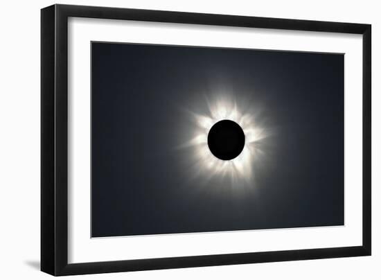 Total solar eclipse, corona at totality-null-Framed Photographic Print