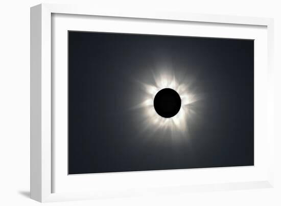 Total solar eclipse, corona at totality-null-Framed Photographic Print