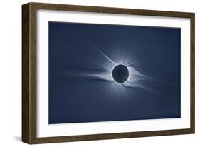 Total solar eclipse, corona at totality-null-Framed Photographic Print