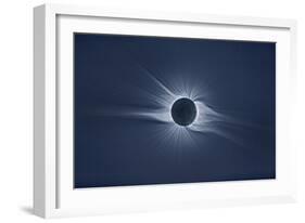 Total solar eclipse, corona at totality-null-Framed Photographic Print