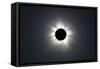 Total solar eclipse, corona at totality-null-Framed Stretched Canvas