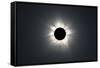 Total solar eclipse, corona at totality-null-Framed Stretched Canvas