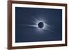 Total solar eclipse, corona at totality-null-Framed Photographic Print