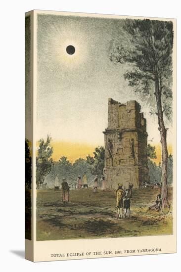 Total Solar Eclipse of 1860 Observed from Tarragona, Spain, 1884-null-Stretched Canvas