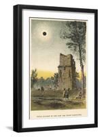 Total Solar Eclipse of 1860 Observed from Tarragona, Spain, 1884-null-Framed Giclee Print