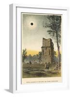 Total Solar Eclipse of 1860 Observed from Tarragona, Spain, 1884-null-Framed Giclee Print