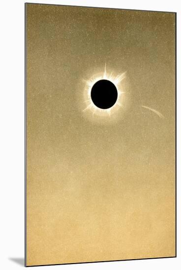 Total Solar Eclipse of 1882 And Comet-Detlev Van Ravenswaay-Mounted Photographic Print