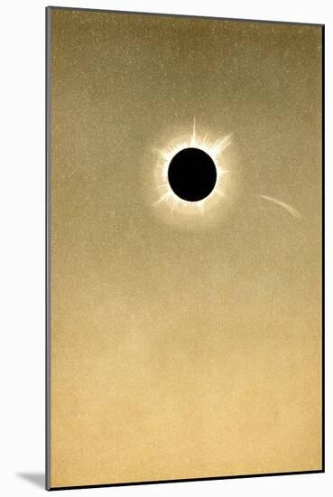 Total Solar Eclipse of 1882 And Comet-Detlev Van Ravenswaay-Mounted Photographic Print