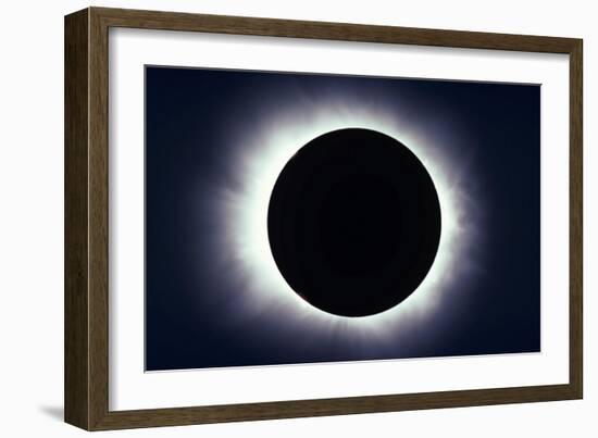 Total Solar Eclipse Taken Near Carberry, Manitoba, Canada-null-Framed Photographic Print