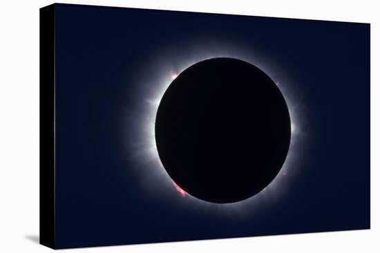 Total Solar Eclipse Taken Near Carberry, Manitoba, Canada-null-Stretched Canvas