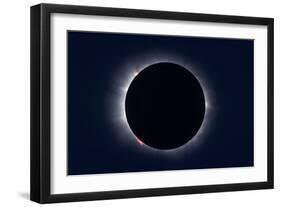 Total Solar Eclipse Taken Near Carberry, Manitoba, Canada-null-Framed Photographic Print