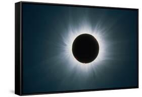 Total Solar Eclipse with Corona-Dr. Fred Espenak-Framed Stretched Canvas