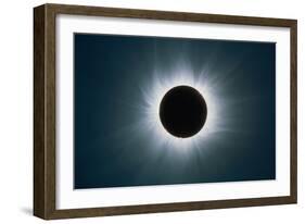 Total Solar Eclipse with Corona-Dr. Fred Espenak-Framed Photographic Print