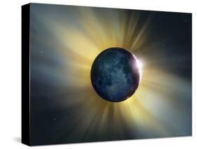 Total Solar Eclipse-Detlev Van Ravenswaay-Stretched Canvas