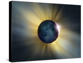 Total Solar Eclipse-Detlev Van Ravenswaay-Stretched Canvas