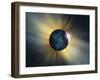 Total Solar Eclipse-Detlev Van Ravenswaay-Framed Premium Photographic Print